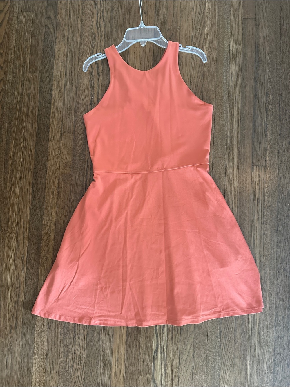 Athleta Conscious Dress in Coral Orange